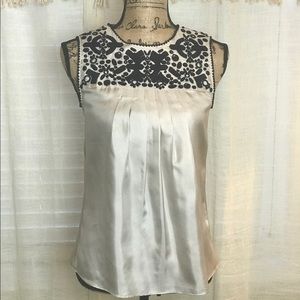 Silk Banana Republic Sleeveless Blouse